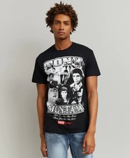 New Reason X Scarface Tony Montana 80's T-Shirt Shirt Black Men's Size Large picture