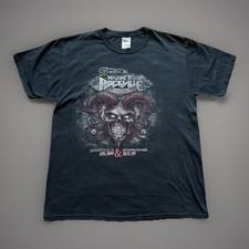 Jerzees 2016 Welcome to Rockville Festival Shirt Mens Large Black Graphic Tee picture