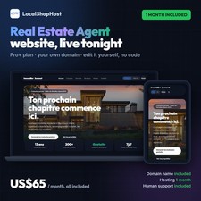 Turnkey Real Estate Agent Website – Pro+ Plan – 1 Month Hosting Included picture