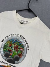 Vtg Disneyland 1998 Submarine Voyage Farewell T-Shirt Mens S/M Disney Tee Y2K picture