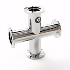 bmotiontech KF25 equal cross, 4-ways KF25 flange, stainless steel 304 picture