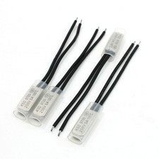 4PCS 100C Bimetal Temperature Sensor Controller Thermal Protector N/C 250V 5A picture