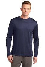 Sport-Tek ST350LS Men's Long Sleeve Dri Competitor Performance Plain Tee Size XL picture