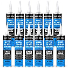 Maxi-Seal Black Polyurethane Windshield Adhesive, Fast Curing Non-sag 12 Pack picture