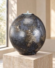 Japanese Myoko Ware Kurotsubo Large Jar 