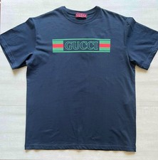 Gucci Couture Logo T-Shirt - Blue - Large - Perfect Condition - LOW PRICE picture