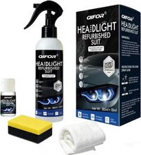 QIFOR Automotive Headlight Restoration kit,Oxidized and yellowed Automotive head picture