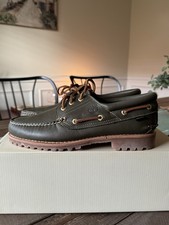 Aime Leon Dore x Timberland 3 Eye Classic Lug Boat Shoes UK10 White picture