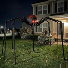 8 Ft. x 5 Ft. Black Widow Spider Halloween Yard Decoration - Morris Costumes picture