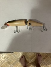 Creek Chub Jointed Fishing Lure Pikie 3000 Jointed Silver Flash Vintage Nos picture