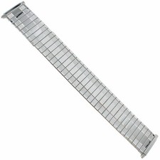 RARE 18- 22mm Wide  Speidel twist o flex Expansion Watch band 6.4 inches long  picture