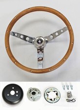 1965-1969 Ford Mustang Grant Steering Wheel Wood 13 1/2