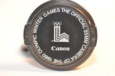 Canon FD C-52 1980 lake Placid Olympic Games 52mm front lens cap vintage 80's picture