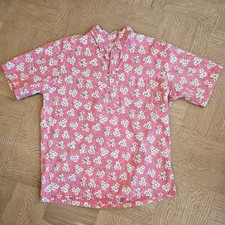 Vtg Reyn Spooner Shirt Mens Large Hawaiian Traditional Floral RayonLoop Collar picture