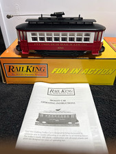 RailKing Pittsburgh Bump-N-Go Trolley O Gauge , LN 30-2557 picture