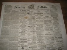 1858 San Francisco Newspaper, Railroad To Fraser River Gold, Daguerrean Gallery picture