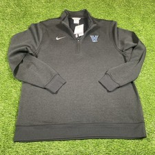 Villanova Wildcats Nike Sweatshirt Mens XL NCAA Basketball Coaches 1/2 Zip NWT picture