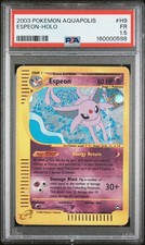 2003 POKEMON AQUAPOLIS #H9 ESPEON-HOLO PSA 1.5 *POP 2* SUPER RARE picture