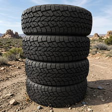 (QTY 4) 275/55R20 Royal Black A/T 4W 117T Black Wall Tires (Fits: 275/55R20) picture