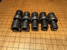 Snap-On Tools USA 3/8 Dr 5 Piece Metric Universal Flex Swivel Sockets Flank Dr picture