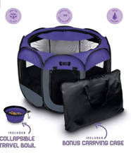 Ruff 'N Ruffus  Portable Pet Playpen Foldabr Medium 29