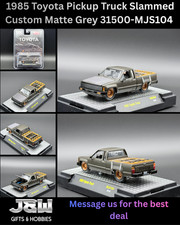 M2 (JDM) 1985 Toyota Pickup Truck Slammed Custom Matte Grey 31500-MJS104 1/64 picture