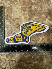 VINTAGE Polo PATCH P-WING CROSS COUNTRY PATCH picture