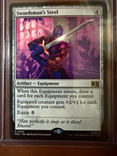 Wizards of the Coast MTG Swordsman's Steel Marvel 0752 Rare Regular EN NM picture