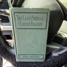 Karl Kautsky The Class Struggle (Erfurt Program) 1910 HC Inscribed Kerr picture