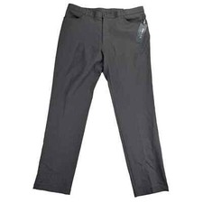 Tommy Hilfiger Mens TH Flex Finn Modern Fit Twill Pants Charcoal Gray 36x32 picture