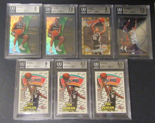 Lot of 7 - 1997-98 Tim Duncan BGS Graded Rookie Lot Hoops Bowma Ultra E-X2001 picture