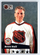 1991-92 Pro Set - Brett Hull #290 French picture