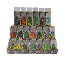20Pcs Rubber Frog Fishing Lures Topwater Bait Hooks 6cm/2.3'' With Retail Box picture
