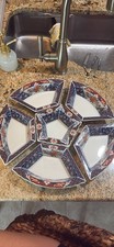 vintage japanese porcline tray 6 piece set picture