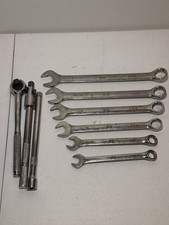 Vintage K-D Tools USA SAE Combination Wrench Ratchet Extension Tool Lot 9pc picture