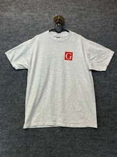 Vintage 90s Oneita Power-T T-Shirt Men's Gray Single Stitch USA Made - Large picture