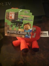 Minecraft Minecon 2013 Series 1 Overworld Baby Mooshroom Plush Mojang w/ Tag picture
