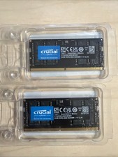Crucial 64GB (2x32GB) DDR5-5600 SODIMM Laptop RAM CT32G56C46S5 CL46 picture