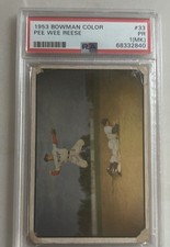 1953 Bowman Color - Pee Wee Reese #33 picture