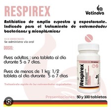 Respirex Vetinova 100 Tablets For Poultry Respiratory Problems picture