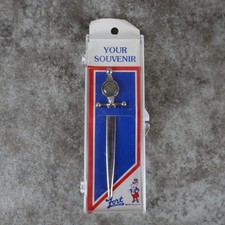 VTG Rotary International Sword Letter Silver Tone Opener Collectible Fort USA 4