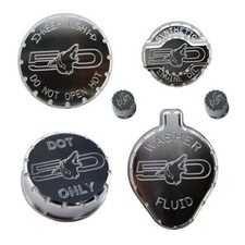 2018-2026 MUSTANG HOWLING COYOTE MACHINED ENGINE CAP KIT DARK HORSE SUMMER SALE picture