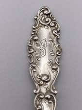Wonderful Set of Five (5) Gorham Sterling Silver Demitasse Spoons - Monogram 