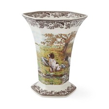 Spode Woodland Woodland Hexagonal Vase, Hunting Dogs-----5836----- picture