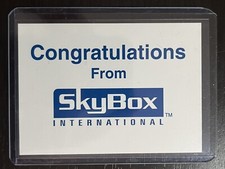 Congratulations from SkyBox International Card Basketball picture