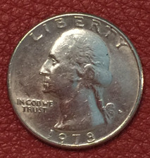 1978 D Washington Quarter, actual coin -  picture