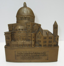 Vtg Boston Mass Mother First Church of Christ Scientist Metal Bookend Doorstop picture