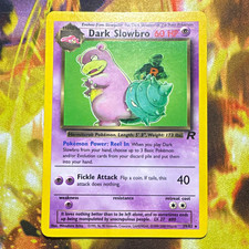 Wizards of the Coast 2000 Pokemon Team Rocket Dark Slowbro 29/82 Rare ENG 60 HP picture