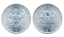 Lot of 15 Germany Weimar Republic 1923 A200 Mark KM#35 Circulated UNC Mixed Coin picture