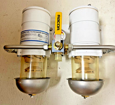 NOS Parker Racor 75900MAX Dual Diesel Fuel Filter Water Separator 180 GPH Marine picture